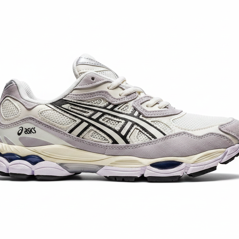 Nyc-Sneakers cream/navy