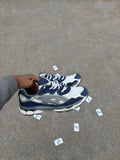 Double Laced Sneakers – Blå/vit
